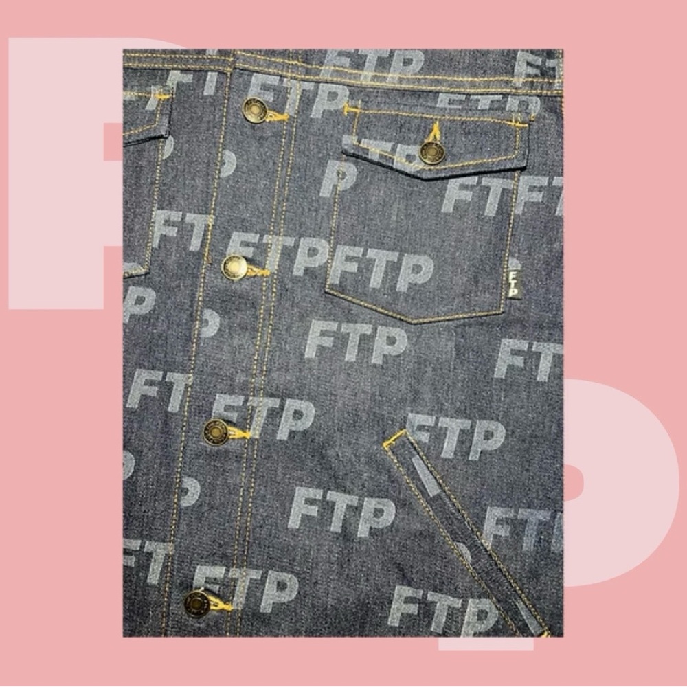 FTP All Over Denim Jacket (Small) - Picture 2 of 2